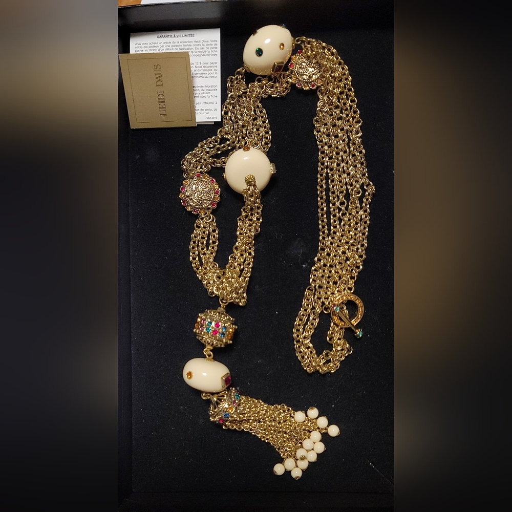 Heidi Daus Chain of Jewels Necklace